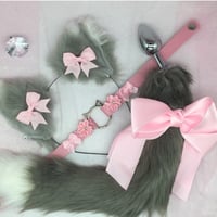 Gray/ pink kitten 🐱 PetPlay set 