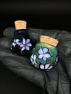 Floral Mini Potion Bottle Set