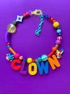 Primary Clown Necklace