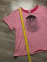 Image 5 of women's peter griffin striped crop shirt