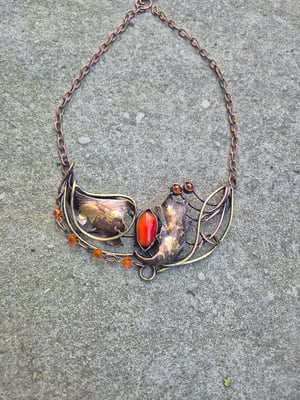 Fire  necklace 