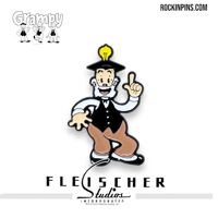 Image 2 of Betty Boop - Grampy Enamel Pin