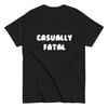 Casually Fatal Logo Tee Black Classic GIldan