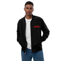 Image 3 of See You in Hell Embroidered Recycled Bomber Jacket