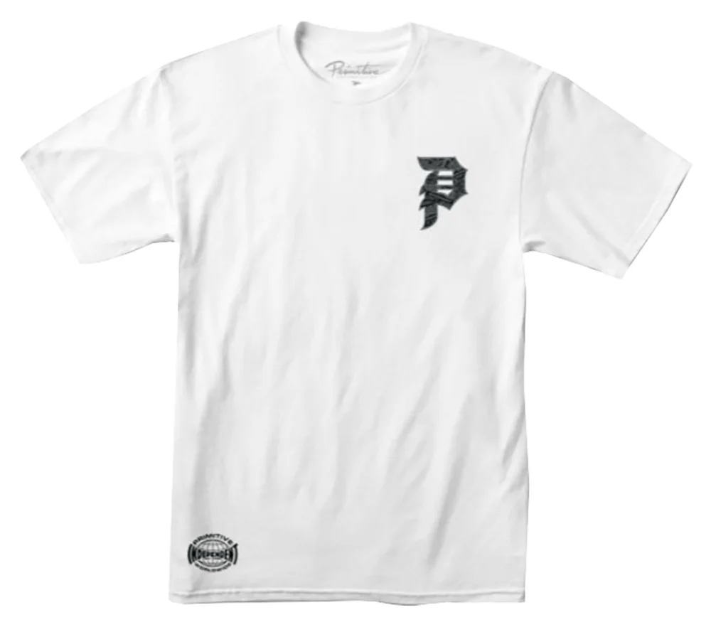 Image of PRIMITIVE X INDEPENDENT X MBTP COLLAB - “DIRTY P” T SHIRT