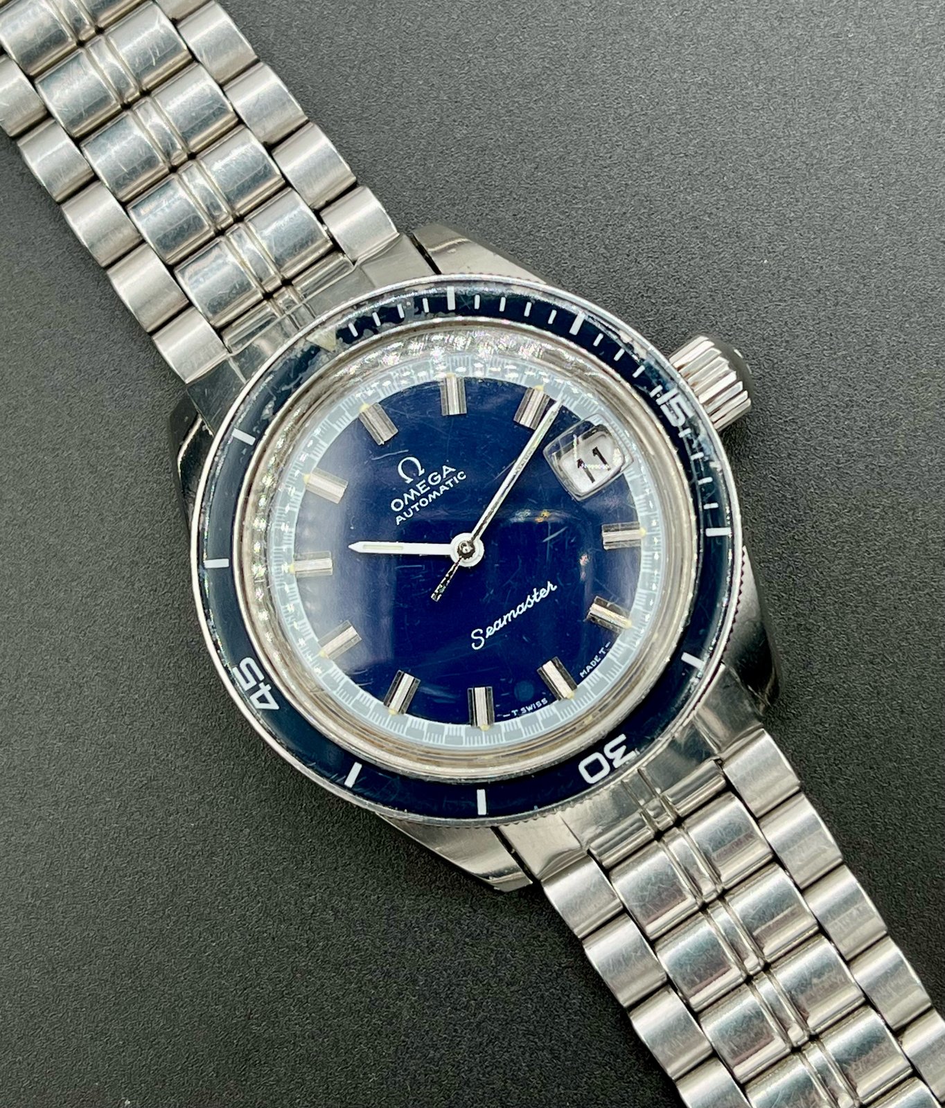 Omega seamaster 60 big crown best sale