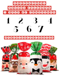 7 Days of Christmas- Advent Candy/Snack Calendar