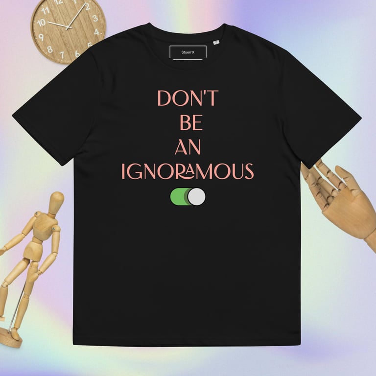 No Ignorance Unisex Organic Cotton T-shirt