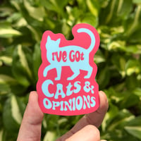 Cats & Opinions sticker