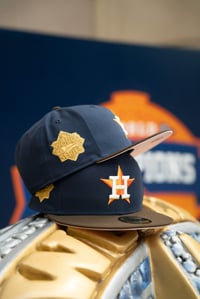 Image 1 of New Era 59Fifty “Going For Gold” by @ourselvesmkt