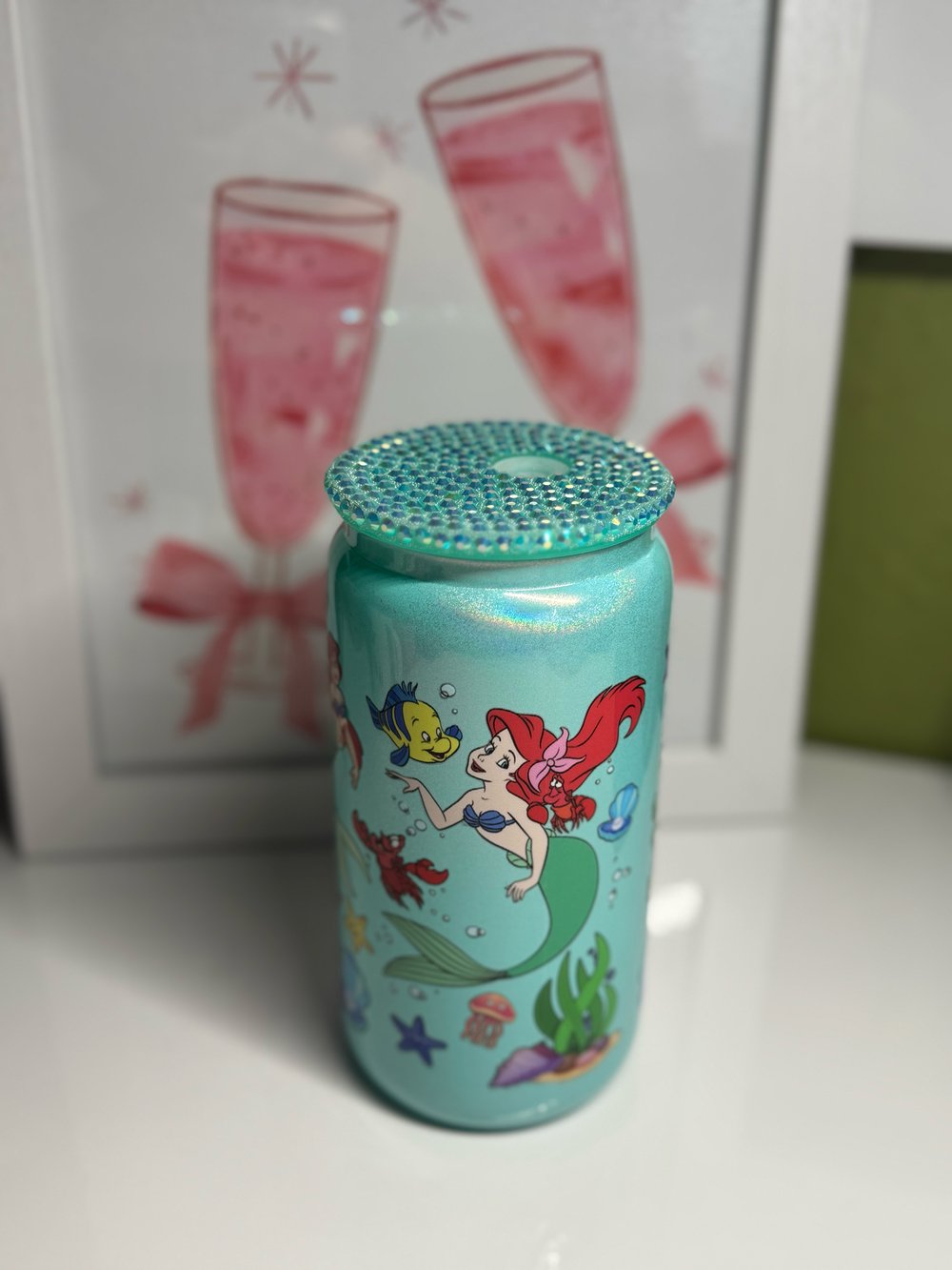 Image of 16oz Libby Glass Cup - Ariel 