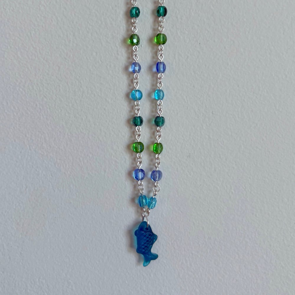 Image of sea glass necklace