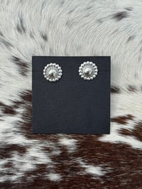 Concho Stud Earrings 