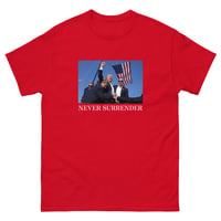 TRUMP NEVER SURRENDER RALLY SHIRT 