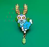 Image 1 of “Beast of Fortune" 2" Legend of Zelda Blupee Enamel Pin