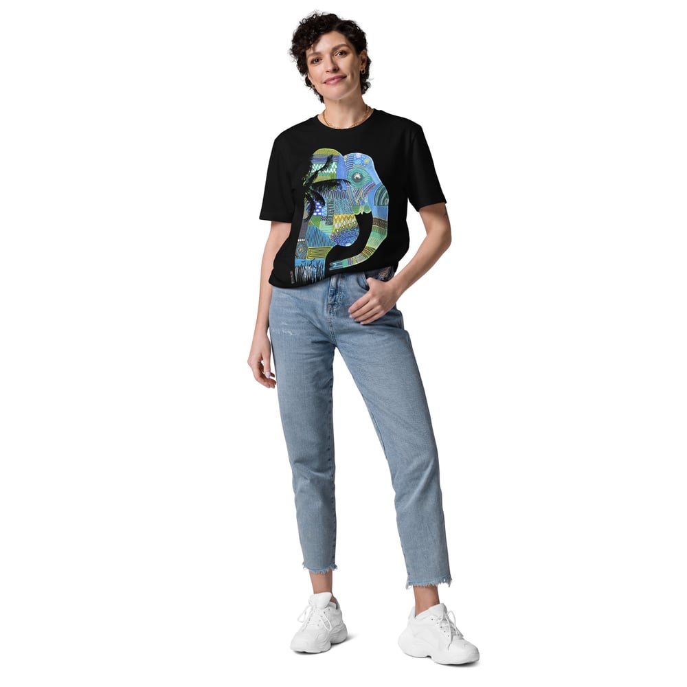 Image of Rainbow Elephant Unisex Bio-Baumwoll-Shirt Original