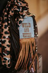 “Wild and Western” Diaper Bag Tag