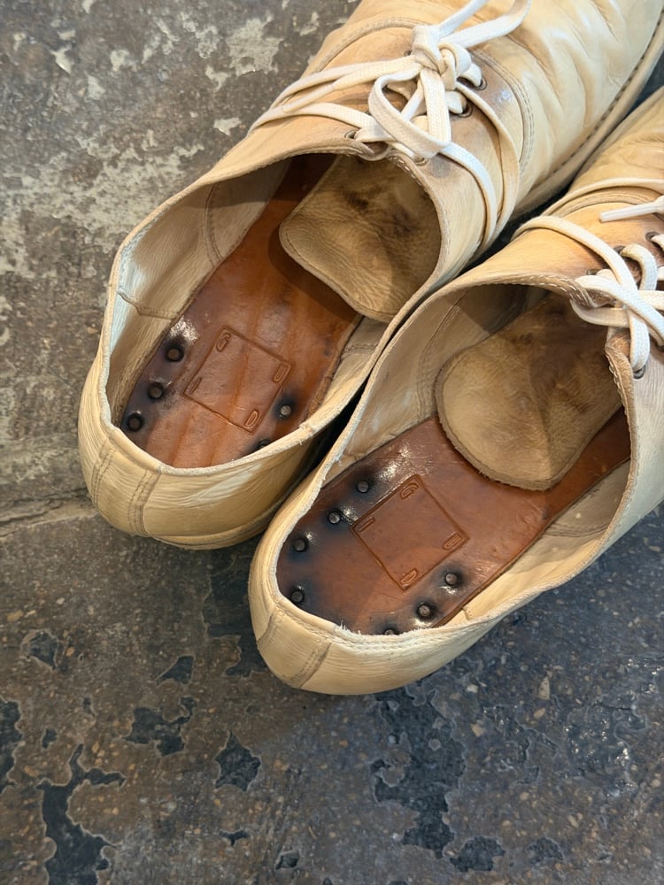 Image of Guidi Goat Leather Derby