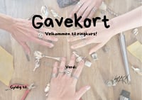 GAVEKORT RINGKURS (fysisk gavekort- inkl frakt)