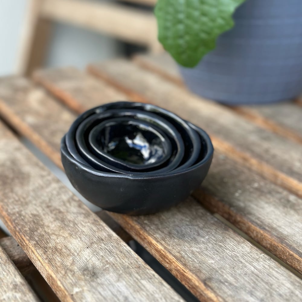 Image of Black Silk Prep Bowls