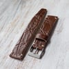 18mm Vintage Style Crocodile Strap In Green copy