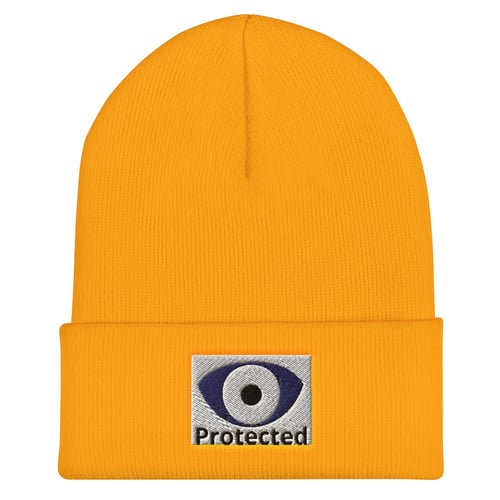 Image of Protected Embroidered Cuffed Beanie