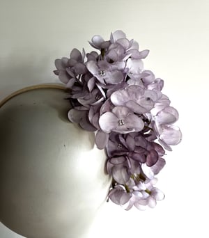 Image of Lilac hydrangea headpiece 