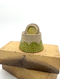 Image 3 of green dot jar