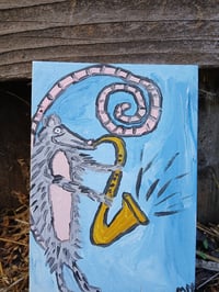 Image 9 of Possum Playing Horn
