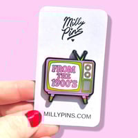 From the 1900’s Retro TV Enamel Pin