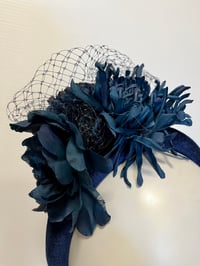 Image 2 of Navy headpiece.