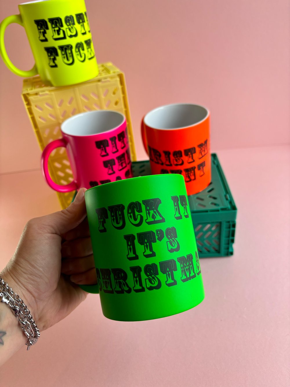 Image of Sweary Christmas mugs 