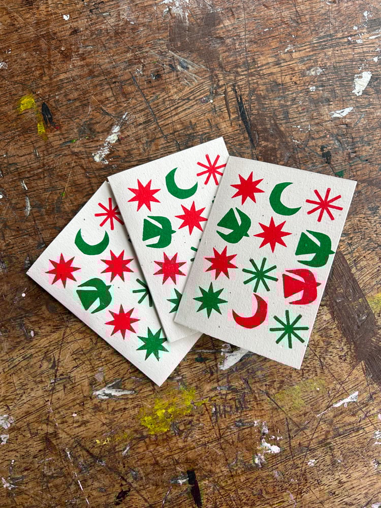 Pack of mini riso cards