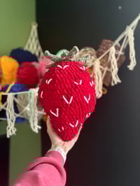 Image 1 of Crocheted Strawberry