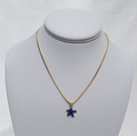 Image 4 of Blue Starfish Necklace 