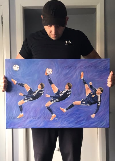 Image of McTominay ‘On Our Way’ Original 