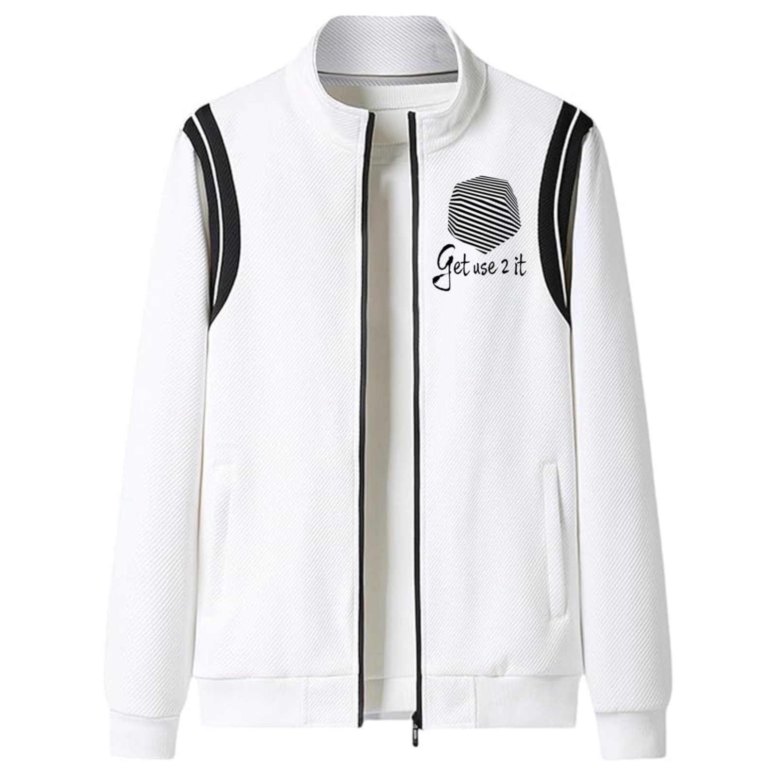 GET USE 2 IT | Get Use 2 It Zip Up Jacket White