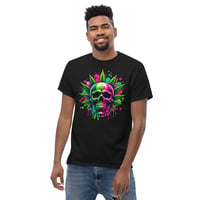 Image 10 of Weed skull 2 Unisex classic tee