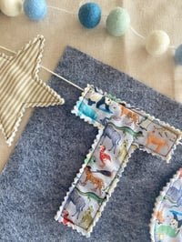 Image 2 of Liberty Fabric Letter Garland