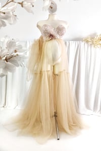 Image 2 of Georgina photoshoot set size S-M - champagne