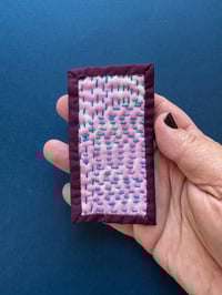 Image 1 of Bleach Series No. 4 - tiny art quilt