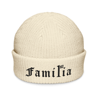 Image 2 of Familia 1st Black font Fisherman beanie