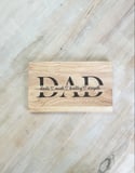 Personalised Rubberwood Serving Board