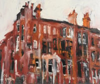 Hyndland Tenement - Oil on Canvas 