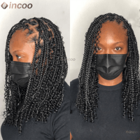 Image 2 of Boxed & Beautiful: 12” Knotless Braided Lace Wig for Black Royalty