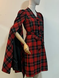 Image 7 of Tartan Tatyana Cape Coat