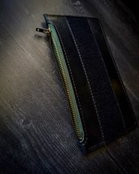 Image 3 of ZIPPER POUCH - RUSTIC BLACK