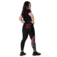 Image 4 of Beauty and The Beast Leggings with pockets