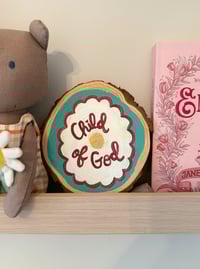 Daisy “Child of God” Wooden Circle