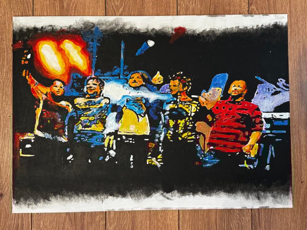 Original Band Bow Canvas Board